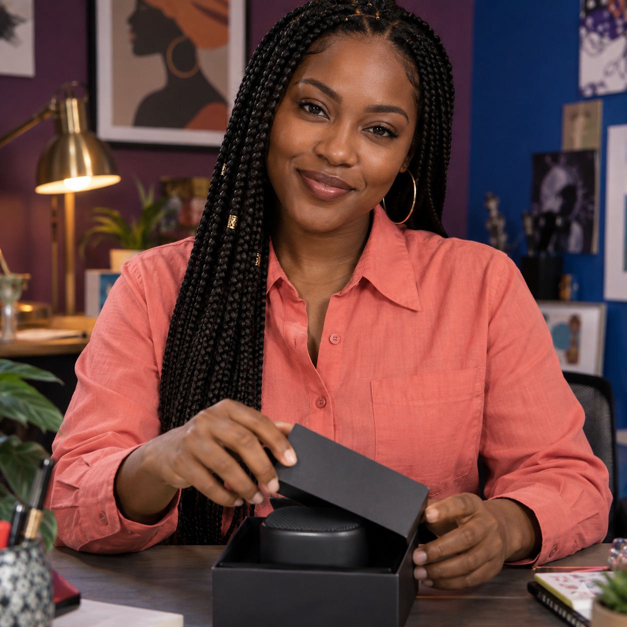 Nia, a fictional adult creator