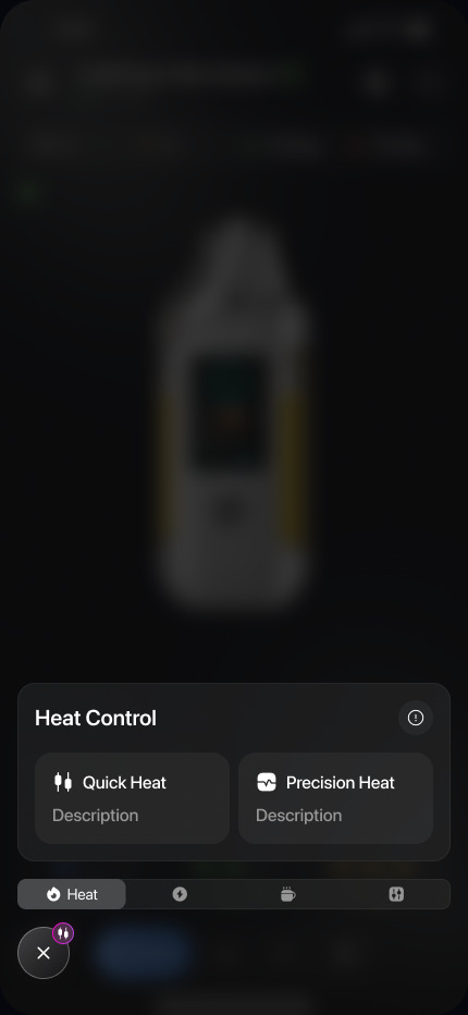 Heat Control: Quick Heat or Precision Heat