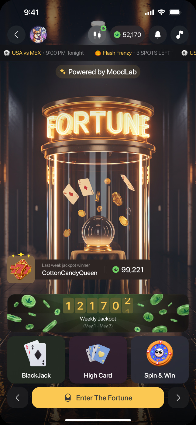 Full Fortune app screen