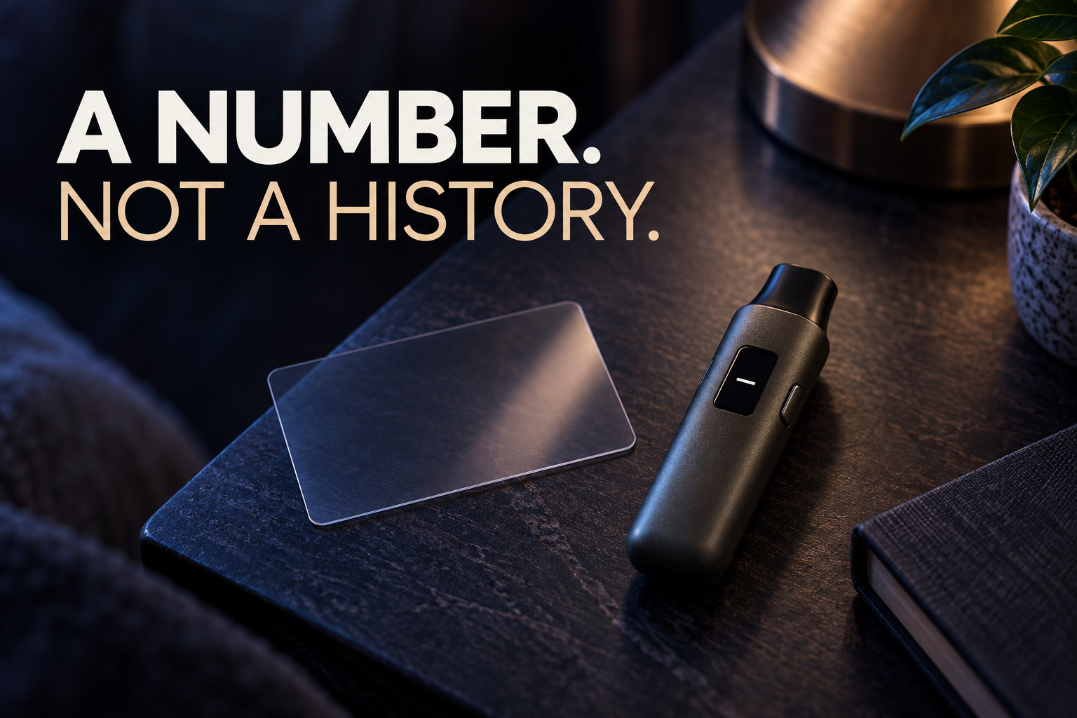 A number. Not a history. A generic device beside an erased record.